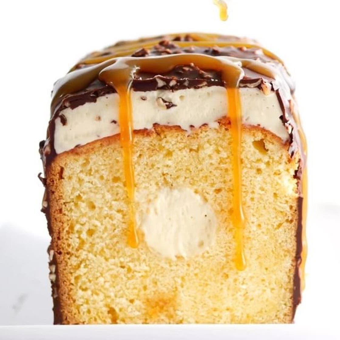 Quatre quarts au caramel