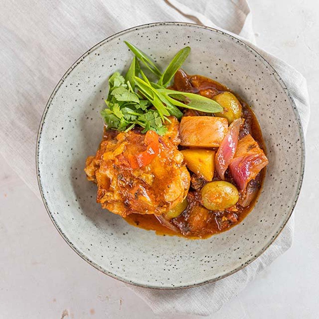 Spanish Style Chicken & Eggplant — Good Chef Bad Chef