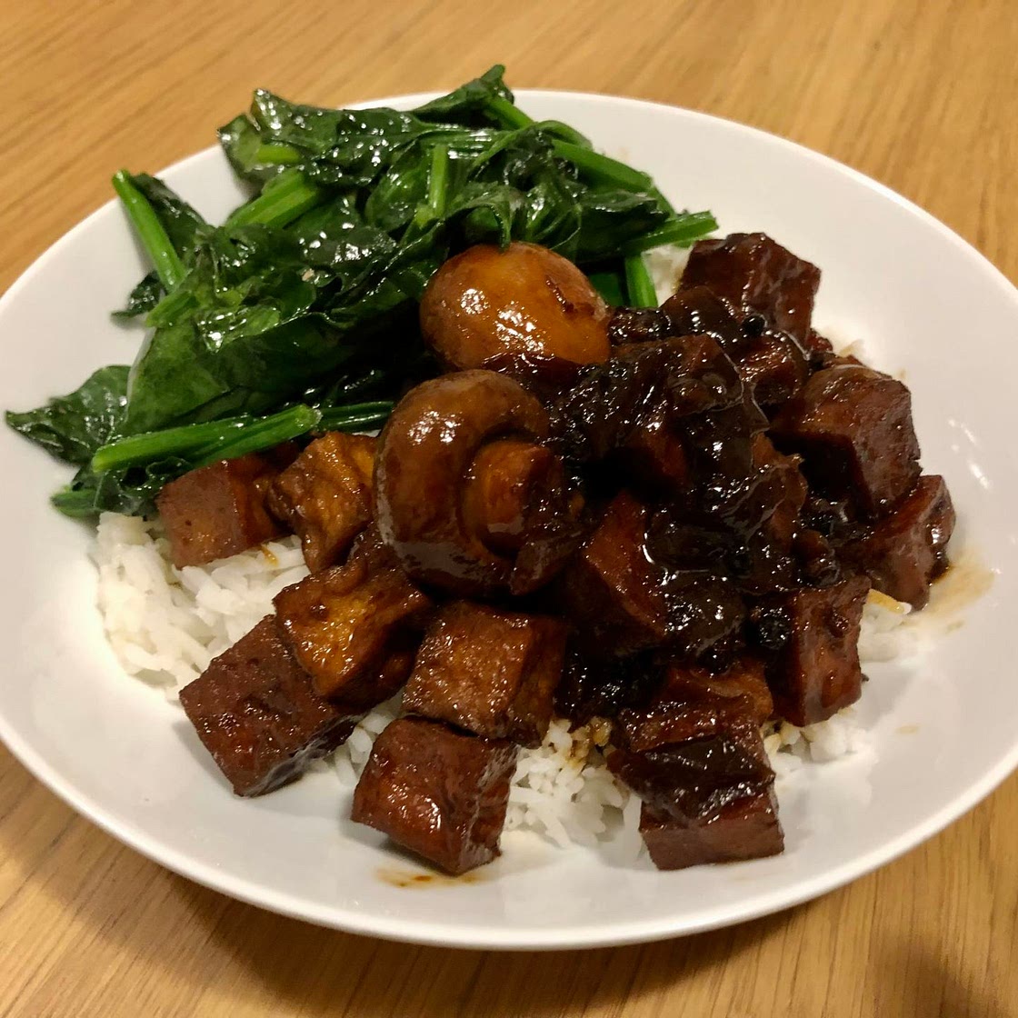 91. Filipino Tofu and Mushroom Adobo