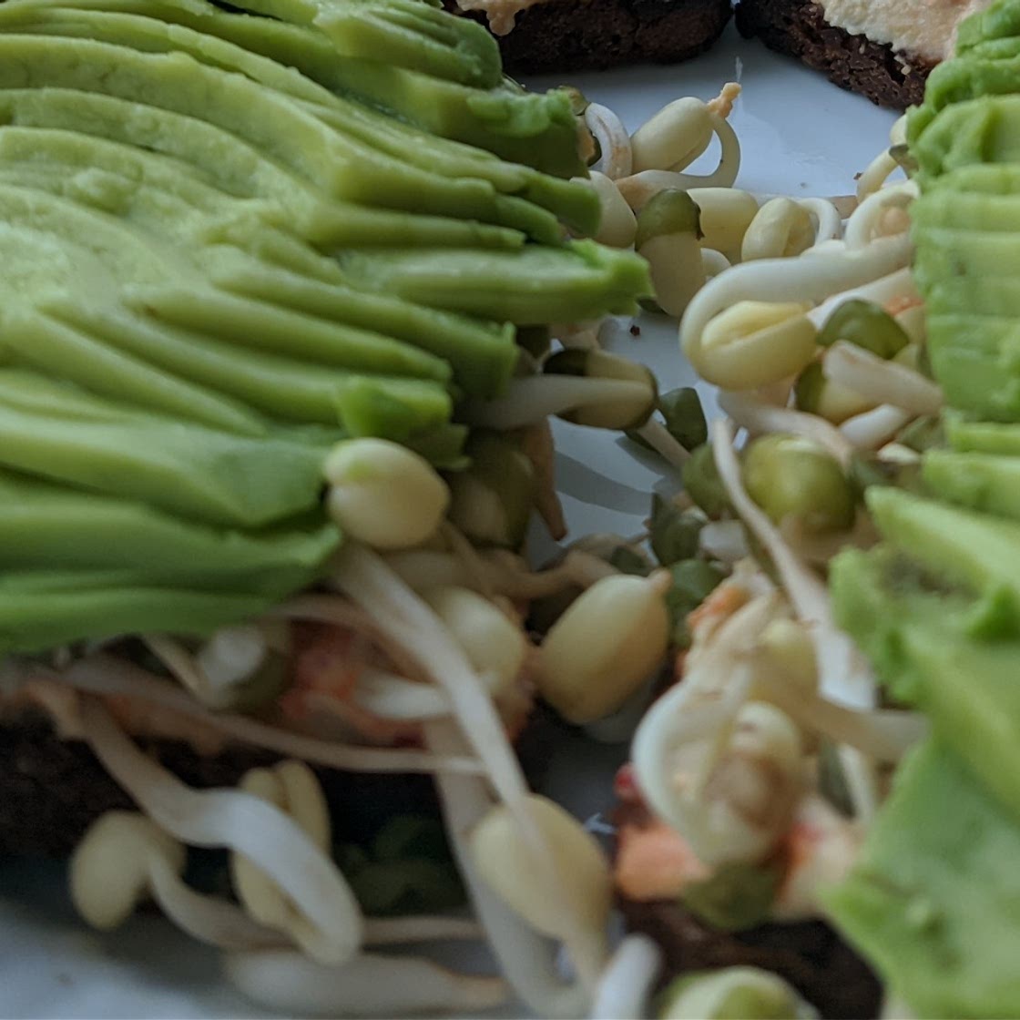 Avocado on Rye Bread