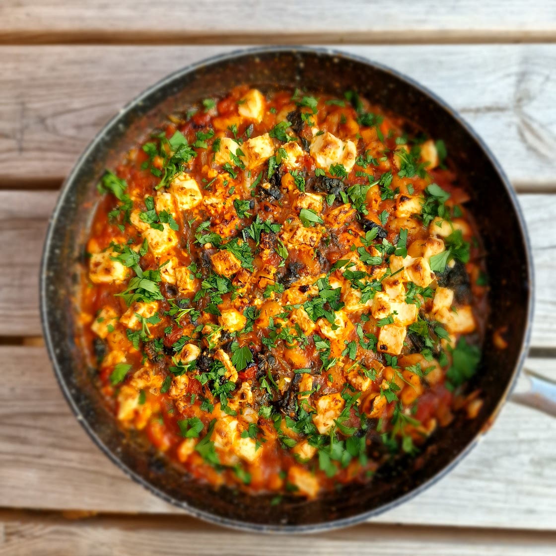 Prawn and Canellini Bean Saganaki