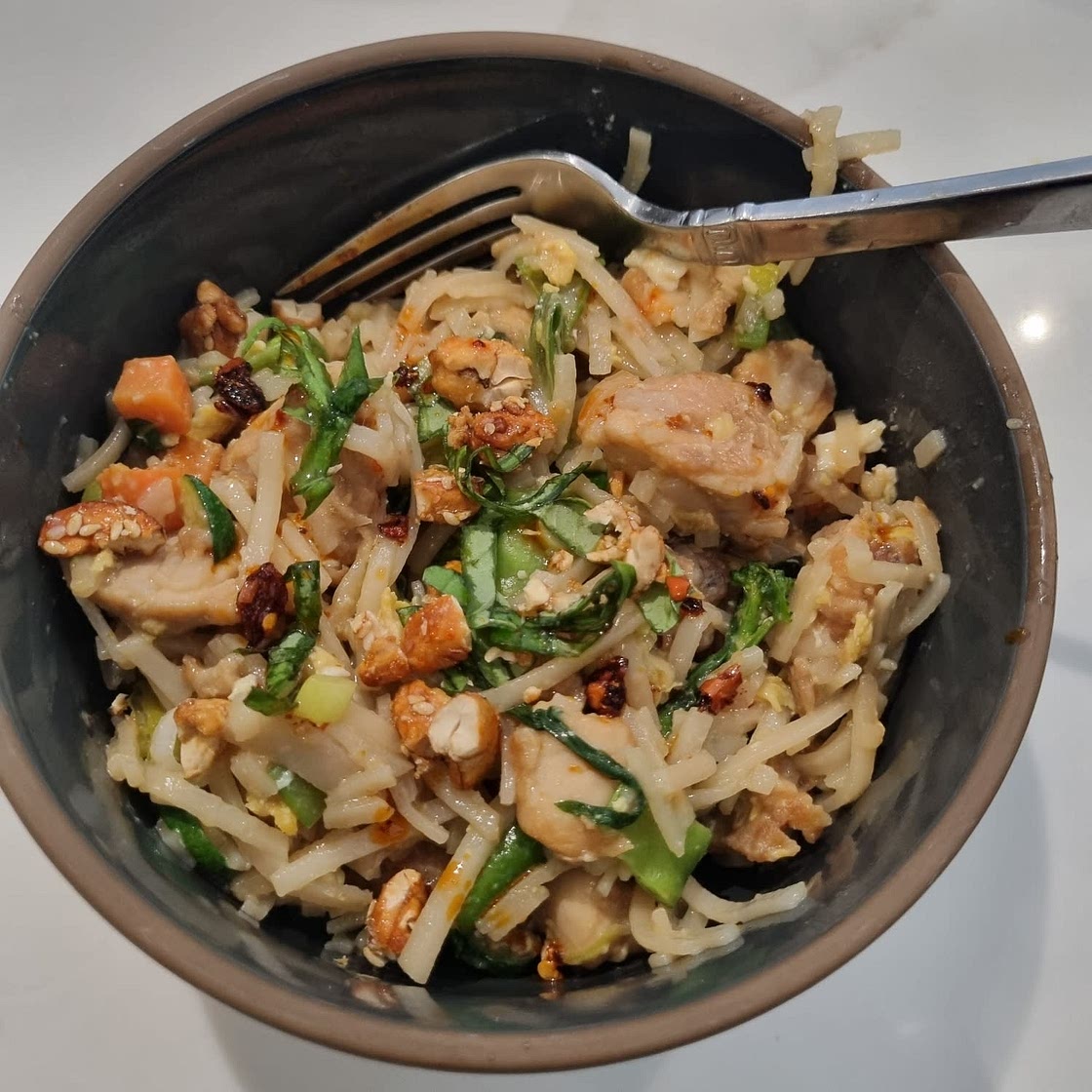 Drunken Style Noodles with Shrimp