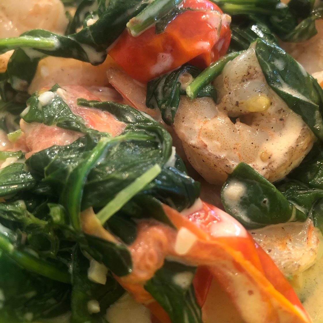 Creamy Tuscan Shrimp (Keto friendly)