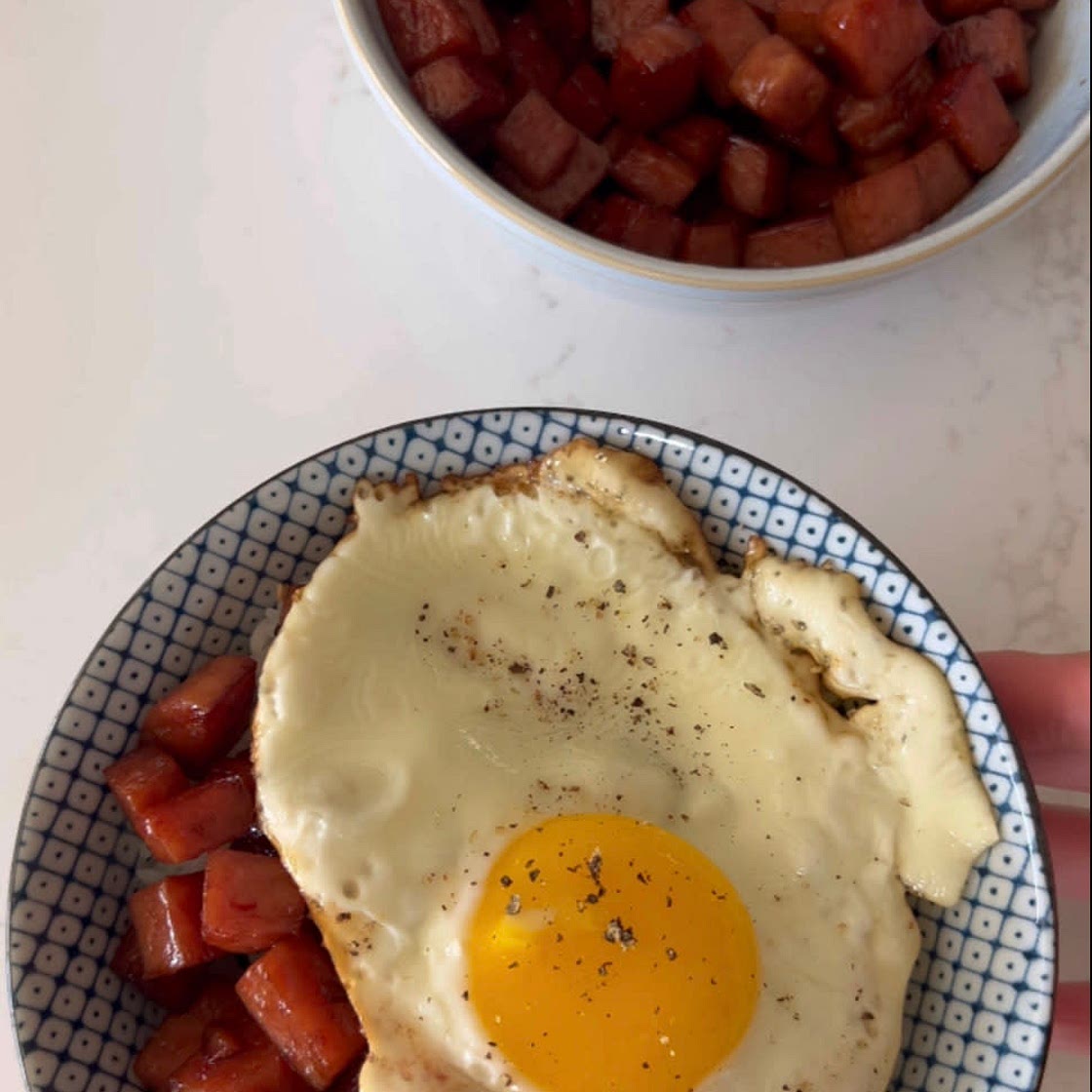 Spam & Egg with Rice 