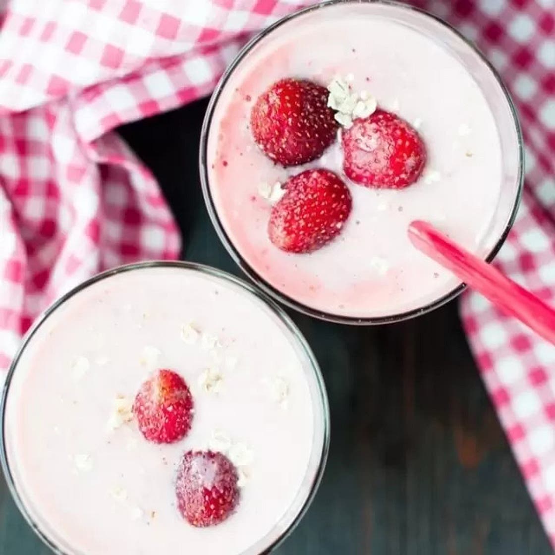 Smoothie de Fresa y Plátano