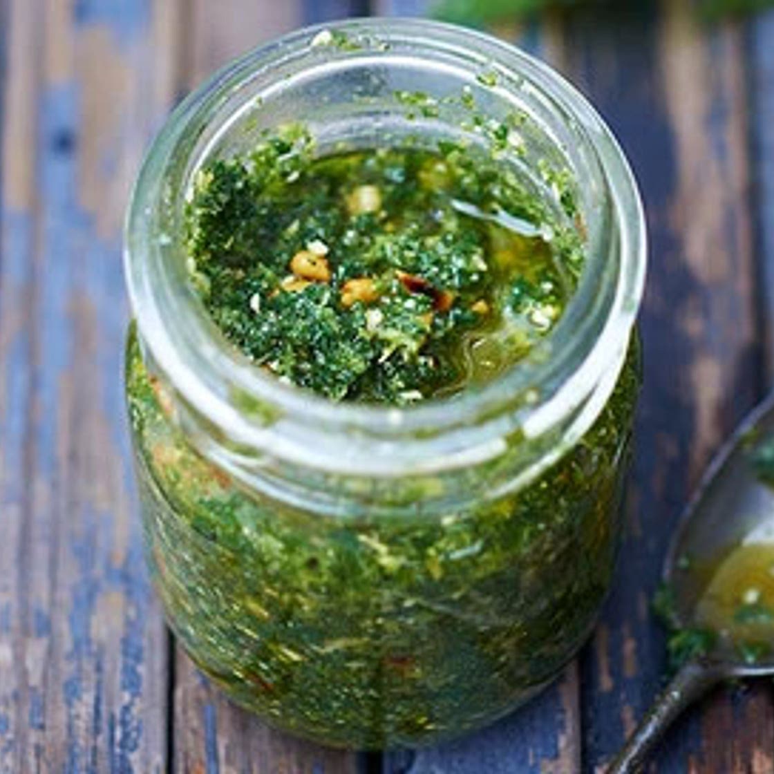 Wild garlic pesto
