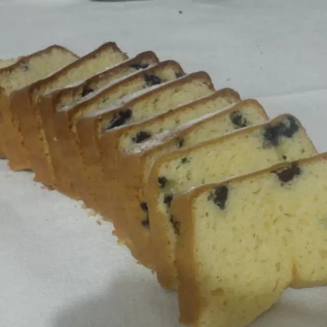 Panqué de Queso con Blueberries