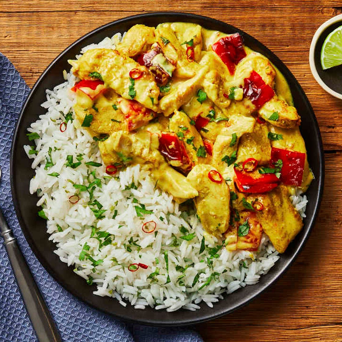 Thai coconut curry chicken