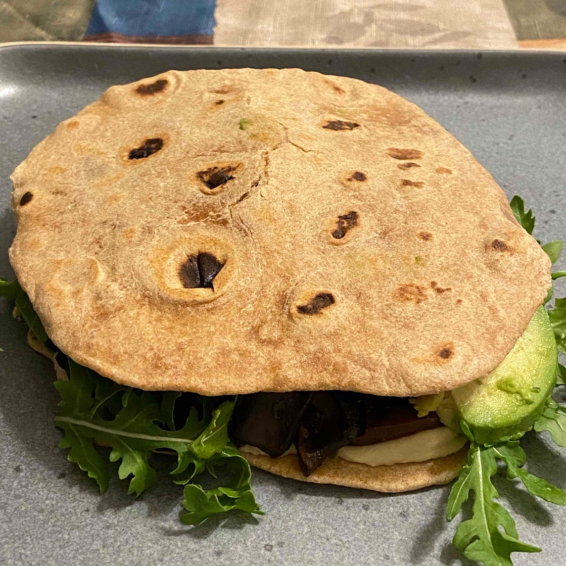 Sauteed Mushroom and Avocado Quesadillas