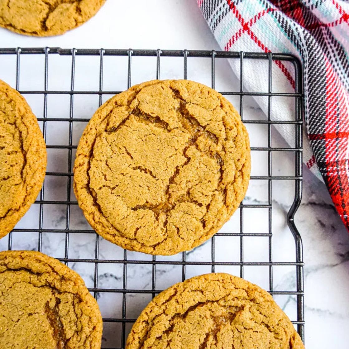 Chewy Ginger Molasses Cookies