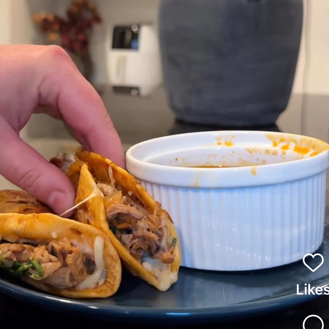Crockpot birria tacos
