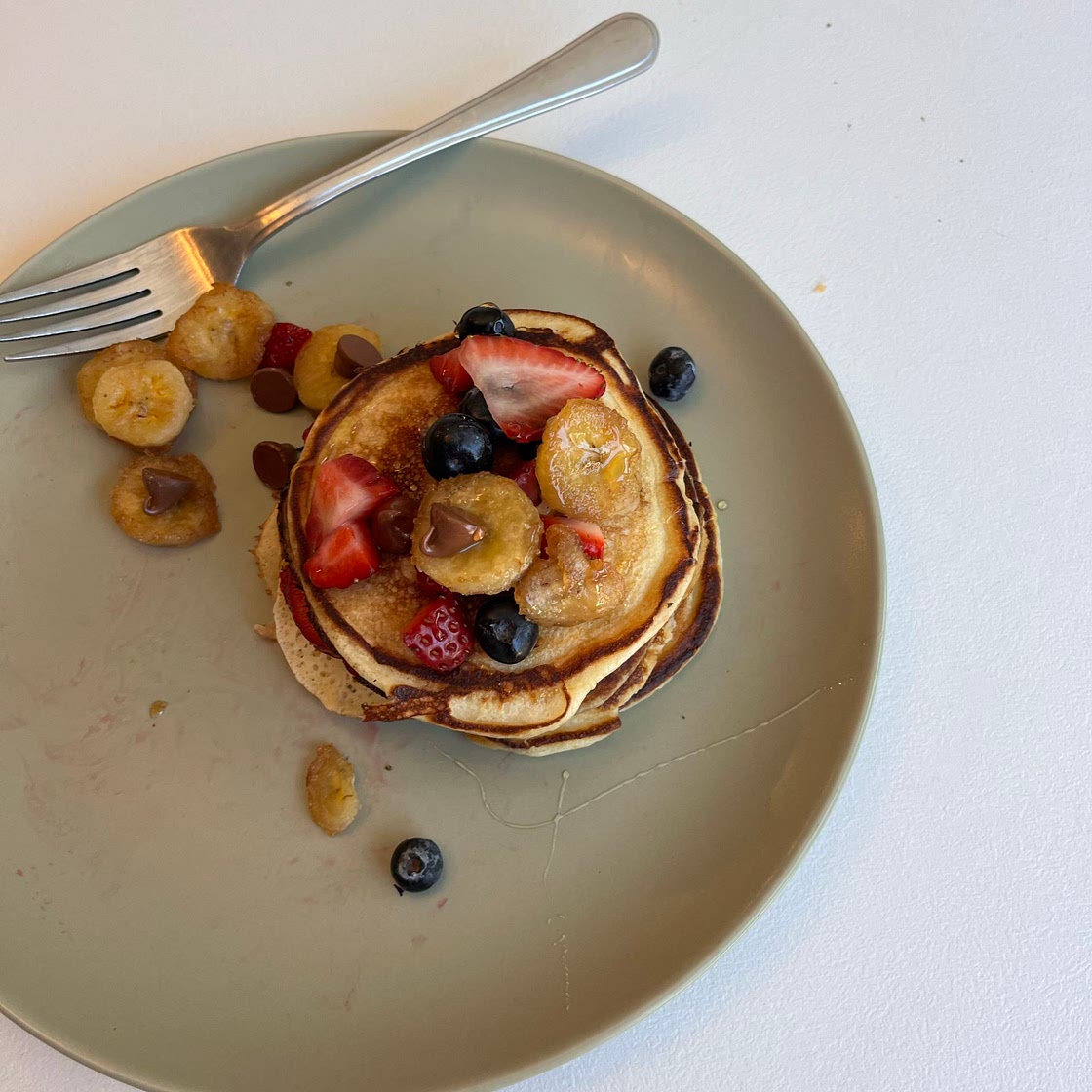 Greek yogurt protein pancakes 