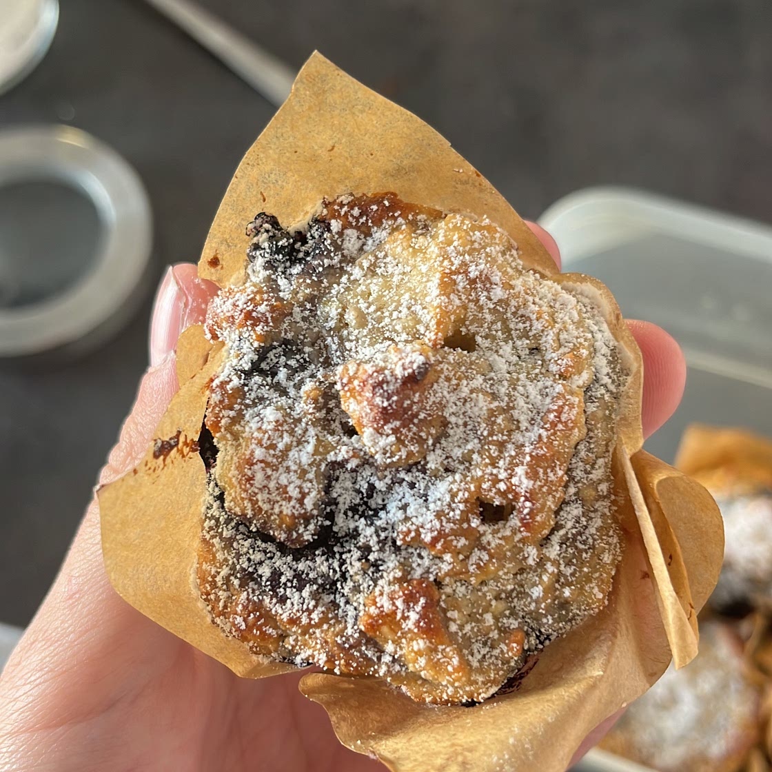 Almond blueberry muffins