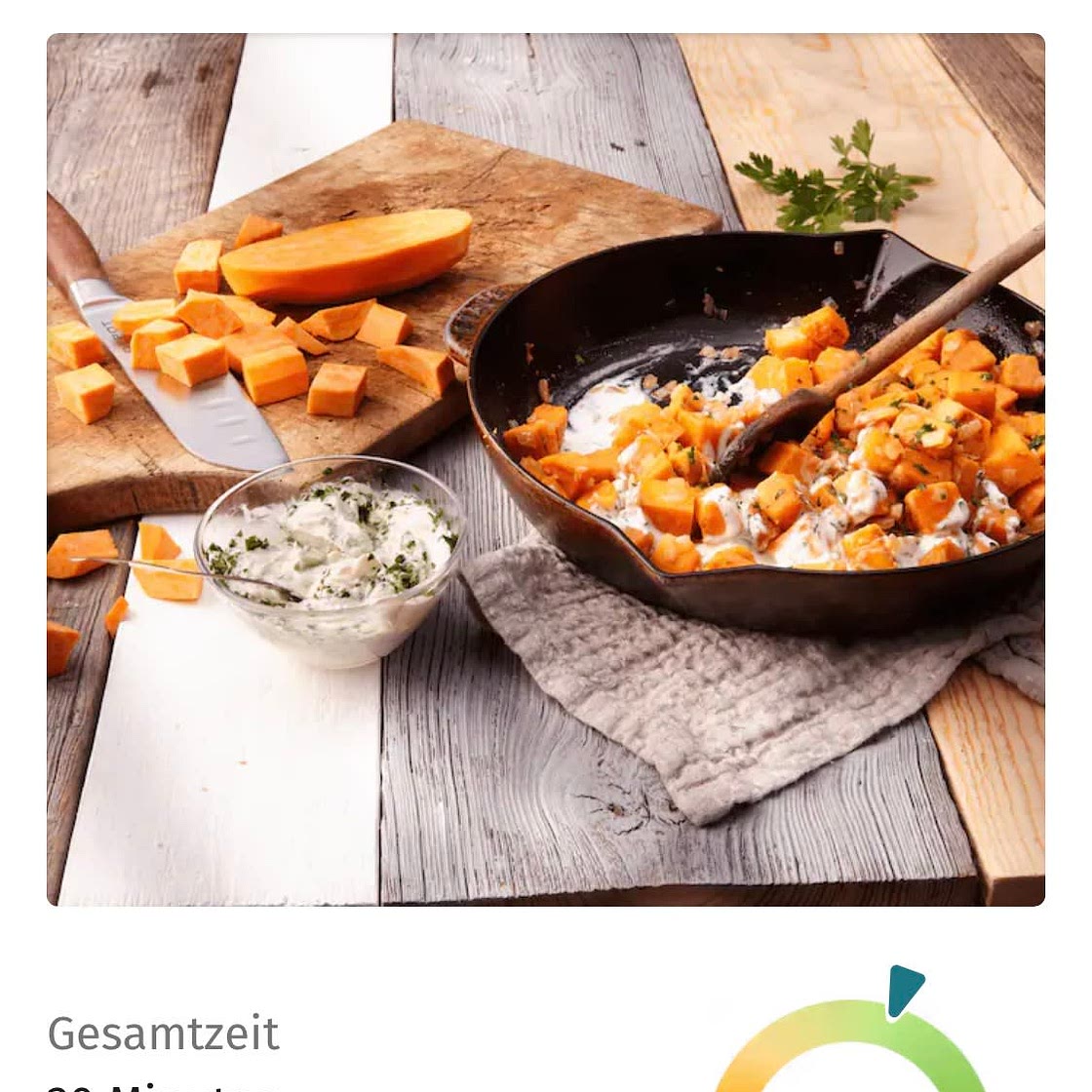 Süßkartoffel-Pfanne