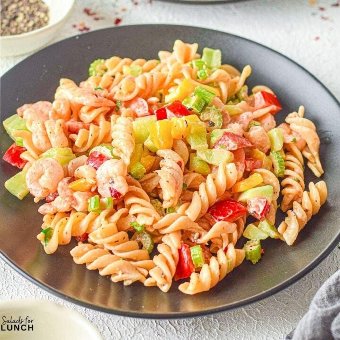 Creamy Shrimp Pasta Salad Recipe