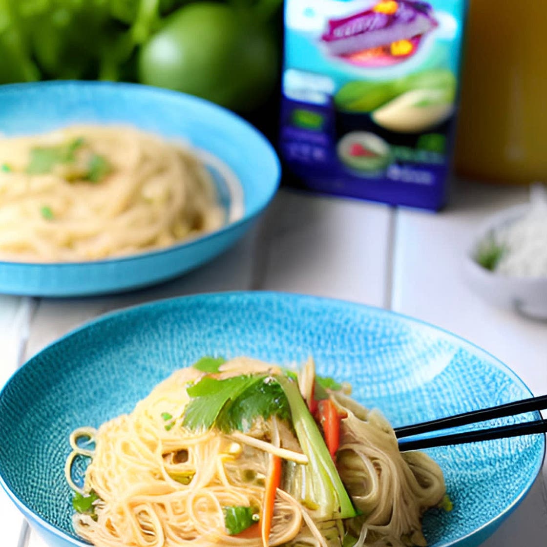 STS’s Garlic and Sesame Rice Noodles Recipe