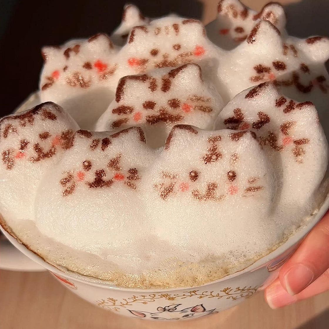 3D Cat Latte
