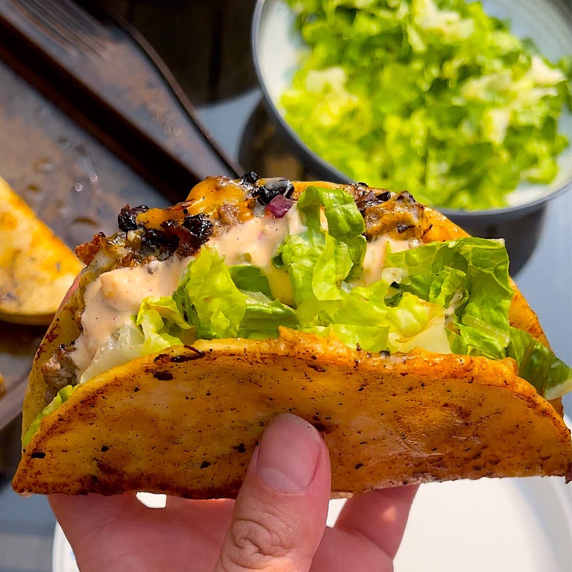 Viral Big Mac Smashed Tacos