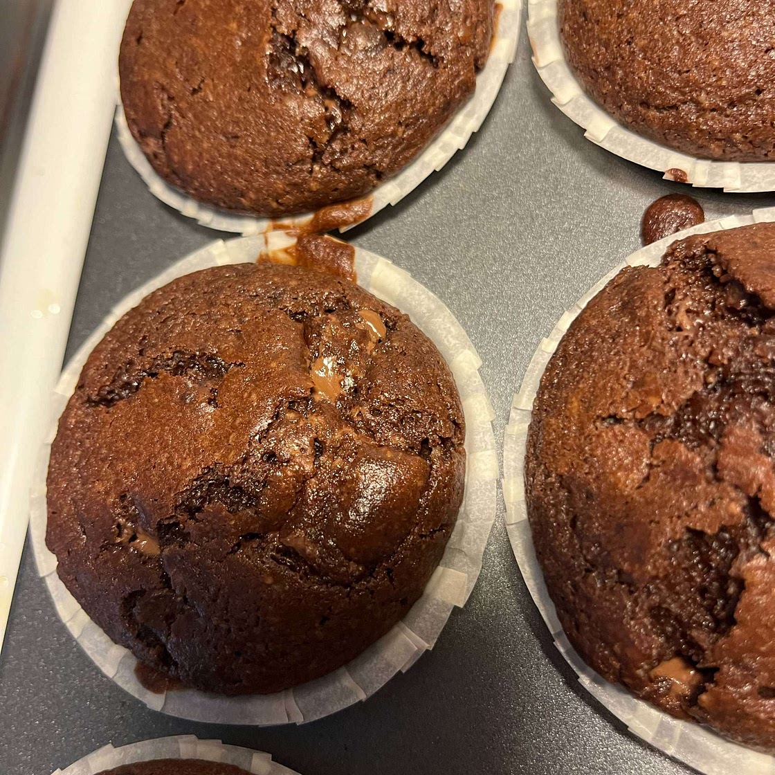 Double Chocolate Chip Muffins