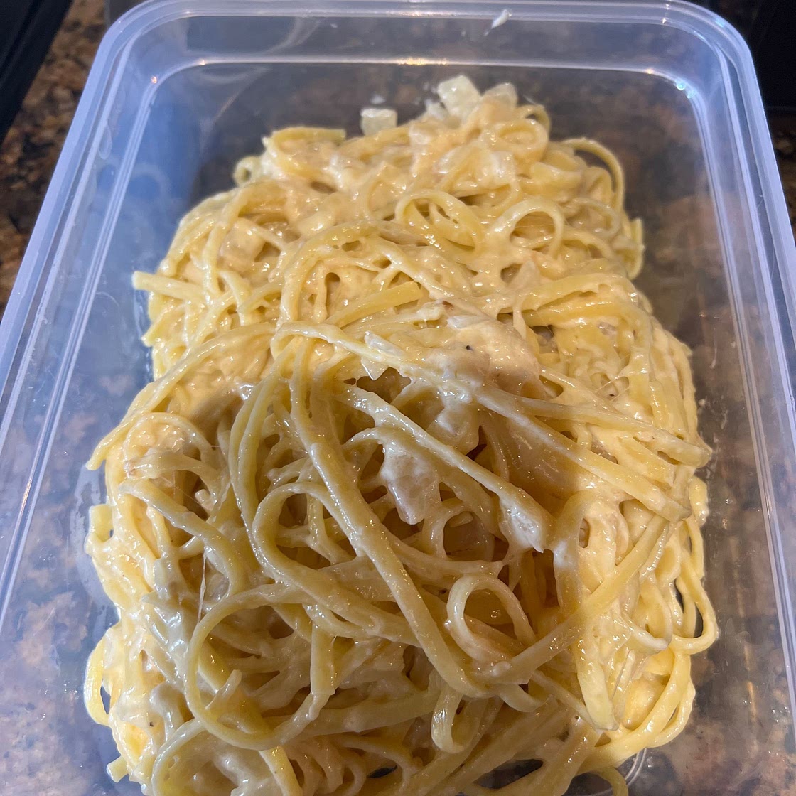 Pasta with Parmesan Cream