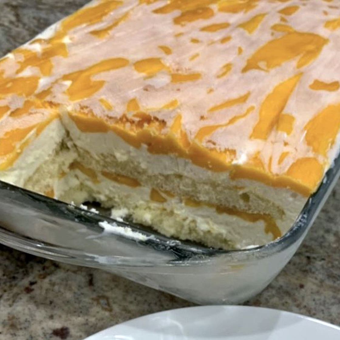Mango Ice Box Cake