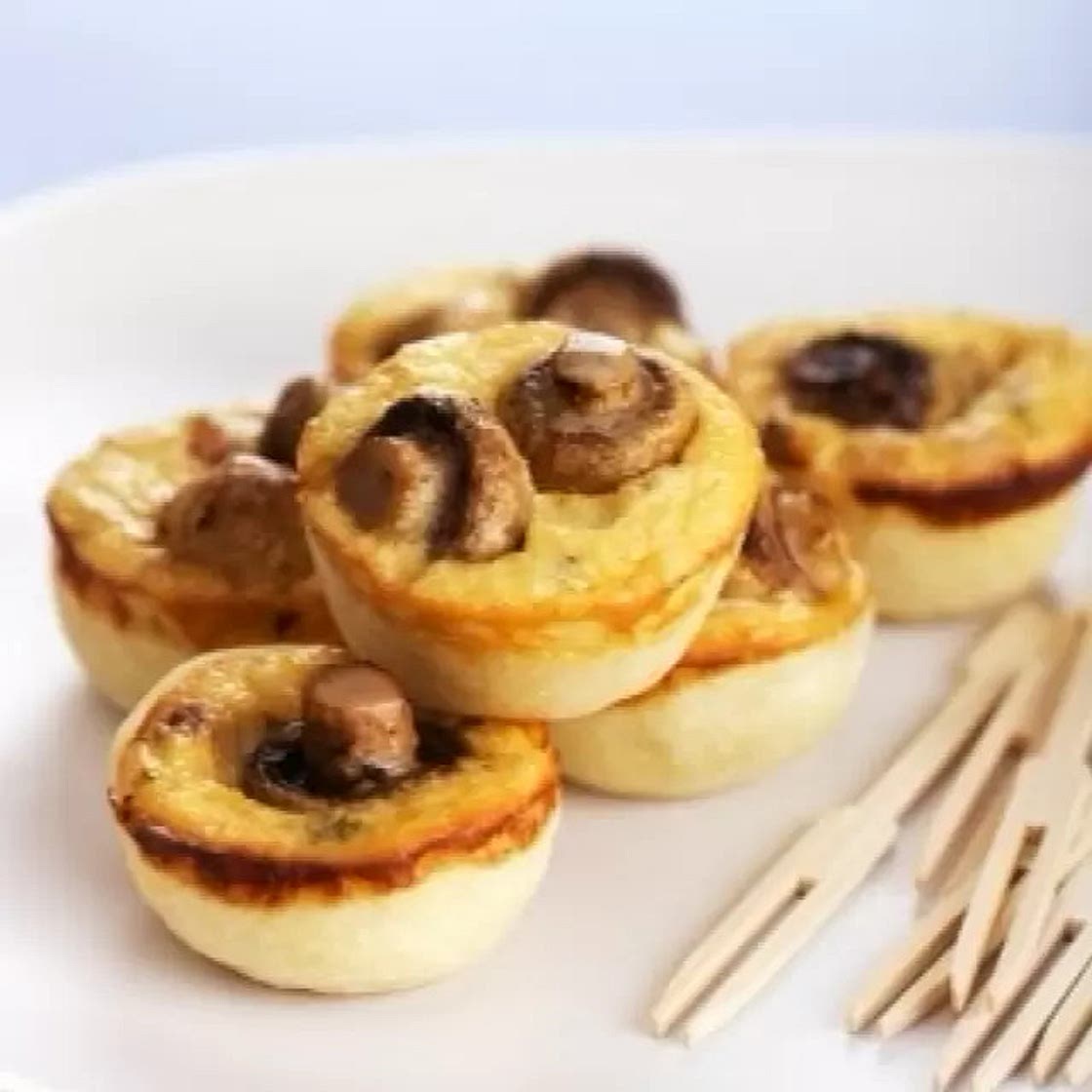 Mini quiche de champignon