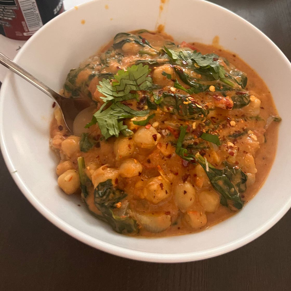 Indian Coconut Chickpea Curry (Healthy & Vegan)