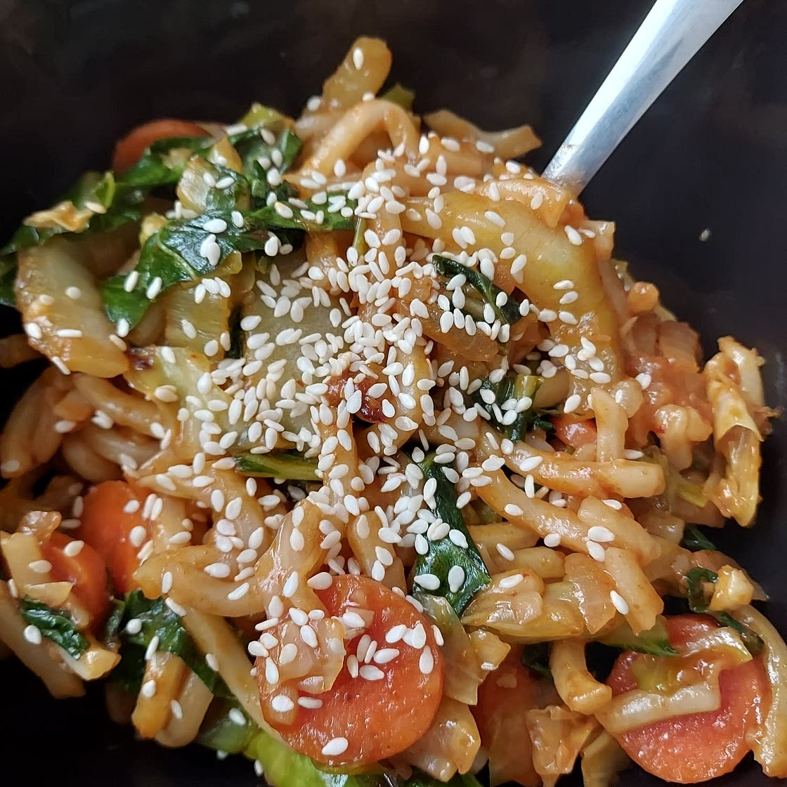 Korean-Style Spicy Noodles
