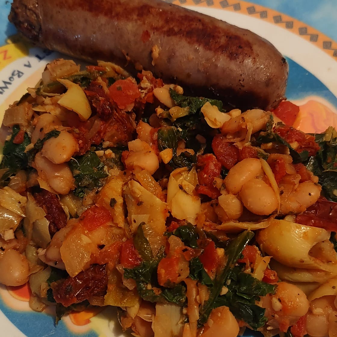 Tuscan White Bean Skillet