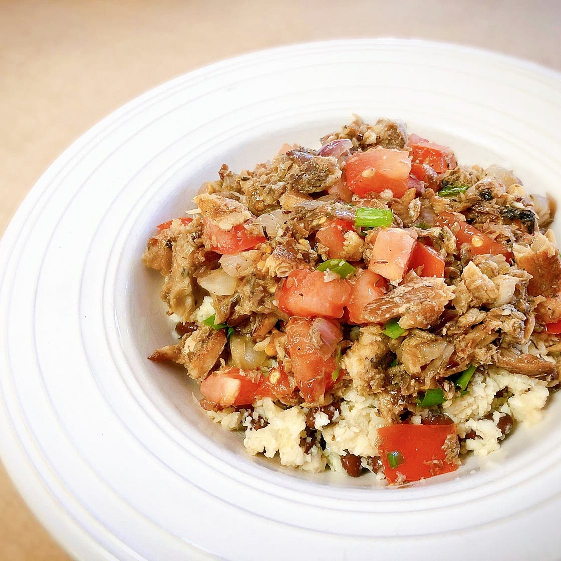 Caribbean Sautéed Smoked Herring - Keto, Low-Carb