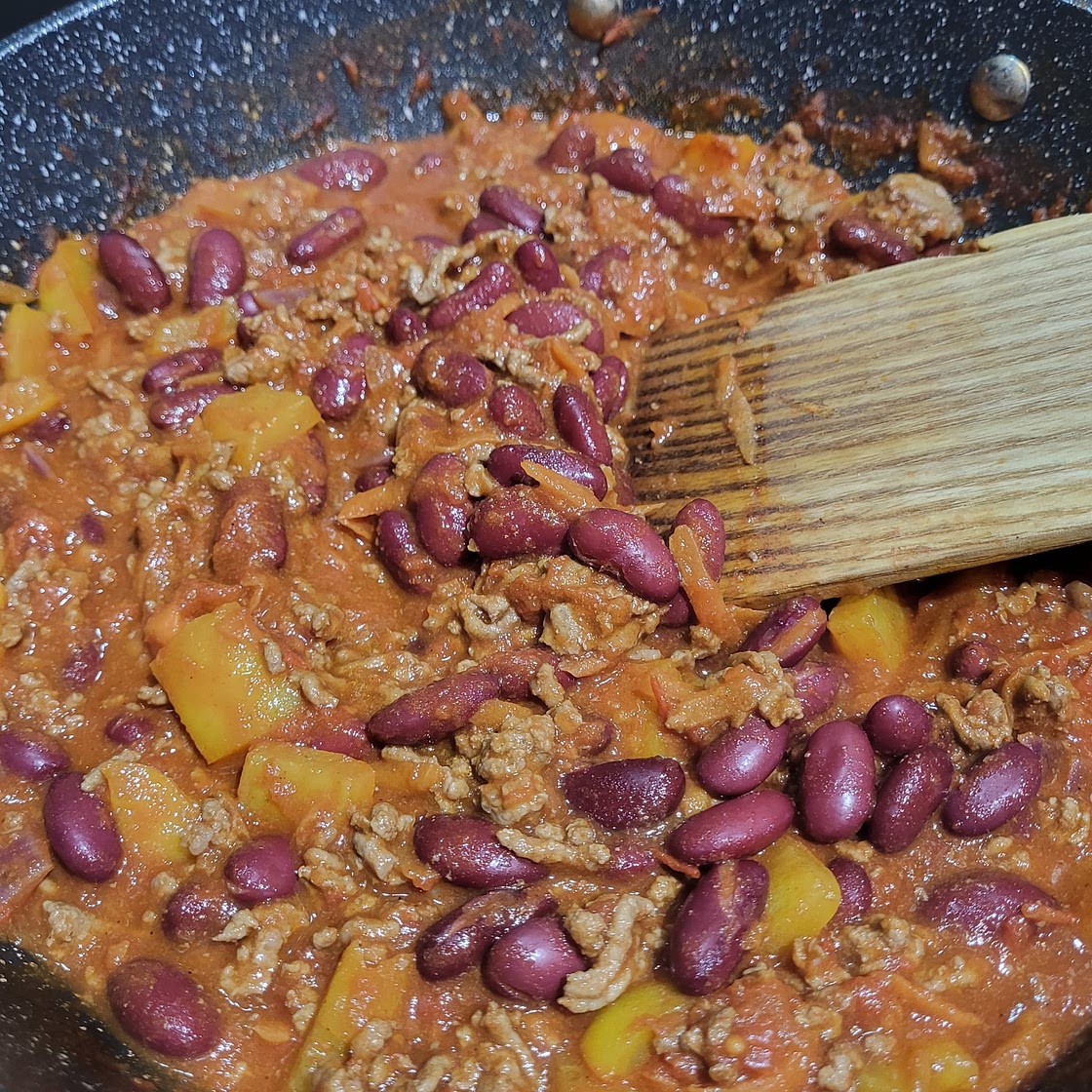 Beef Chilli or Beef Chilli Burritos
