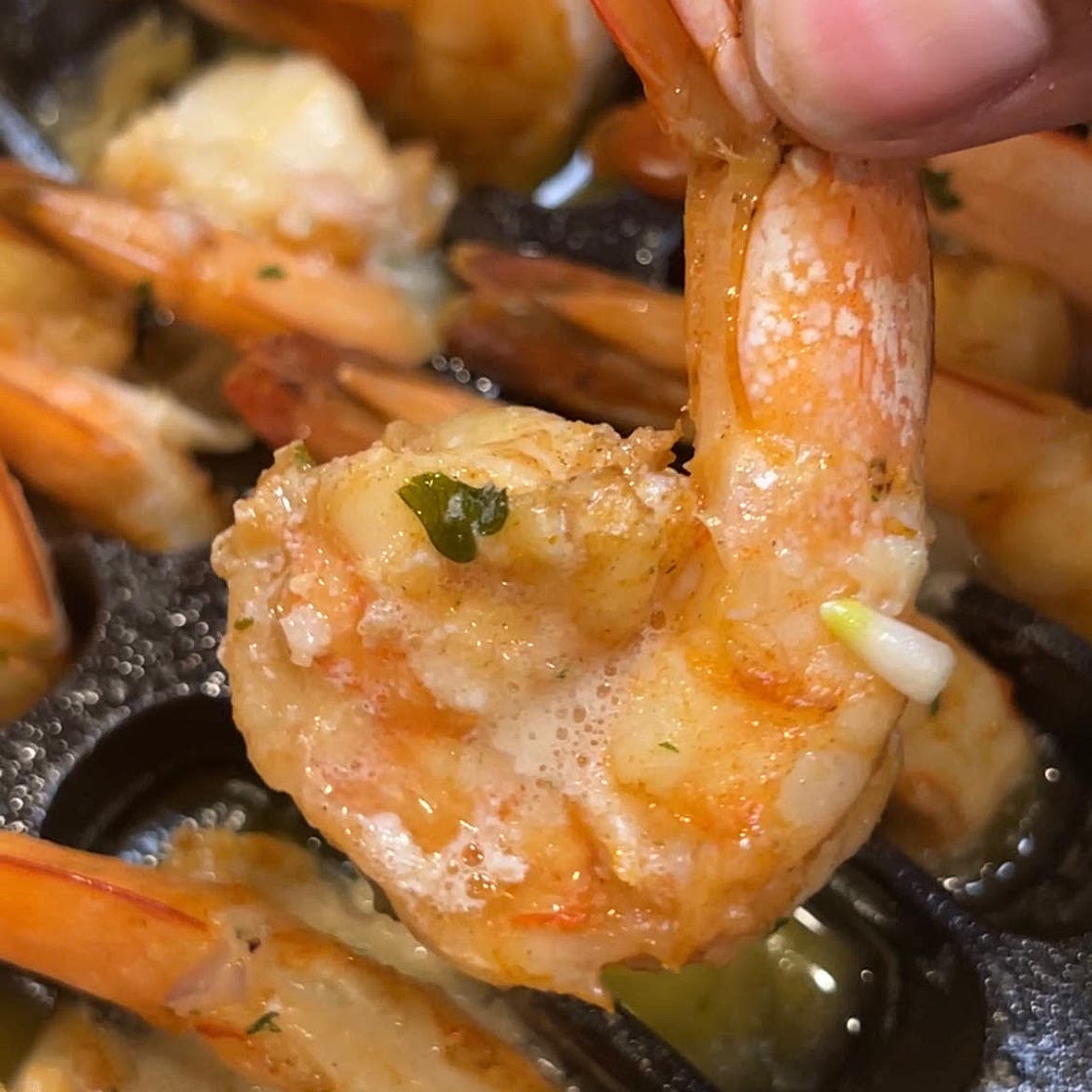Shrimp Scampi on the Grill 