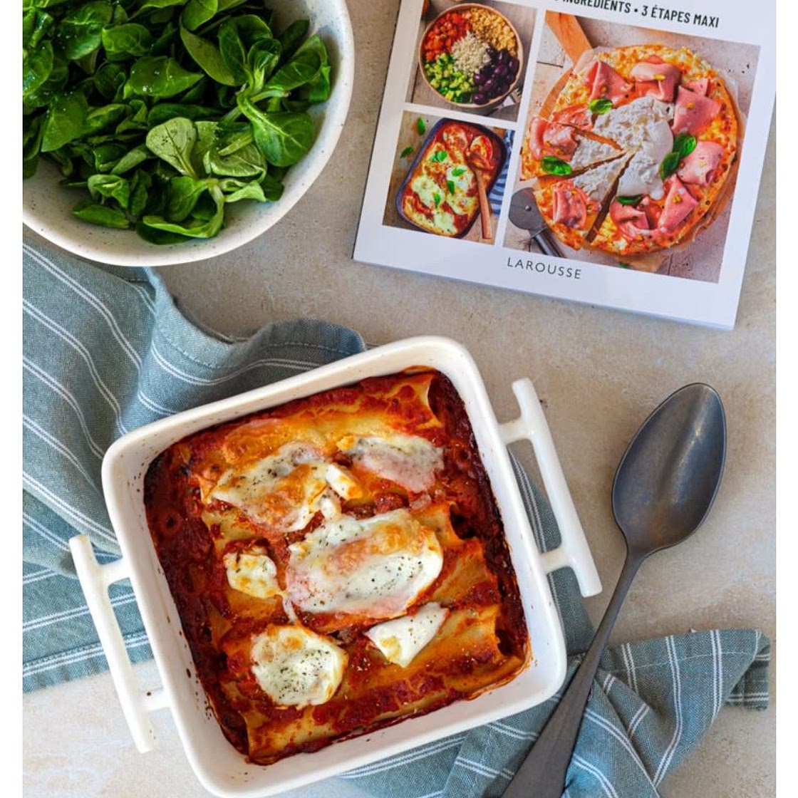 Cannelloni au bacon et boursin