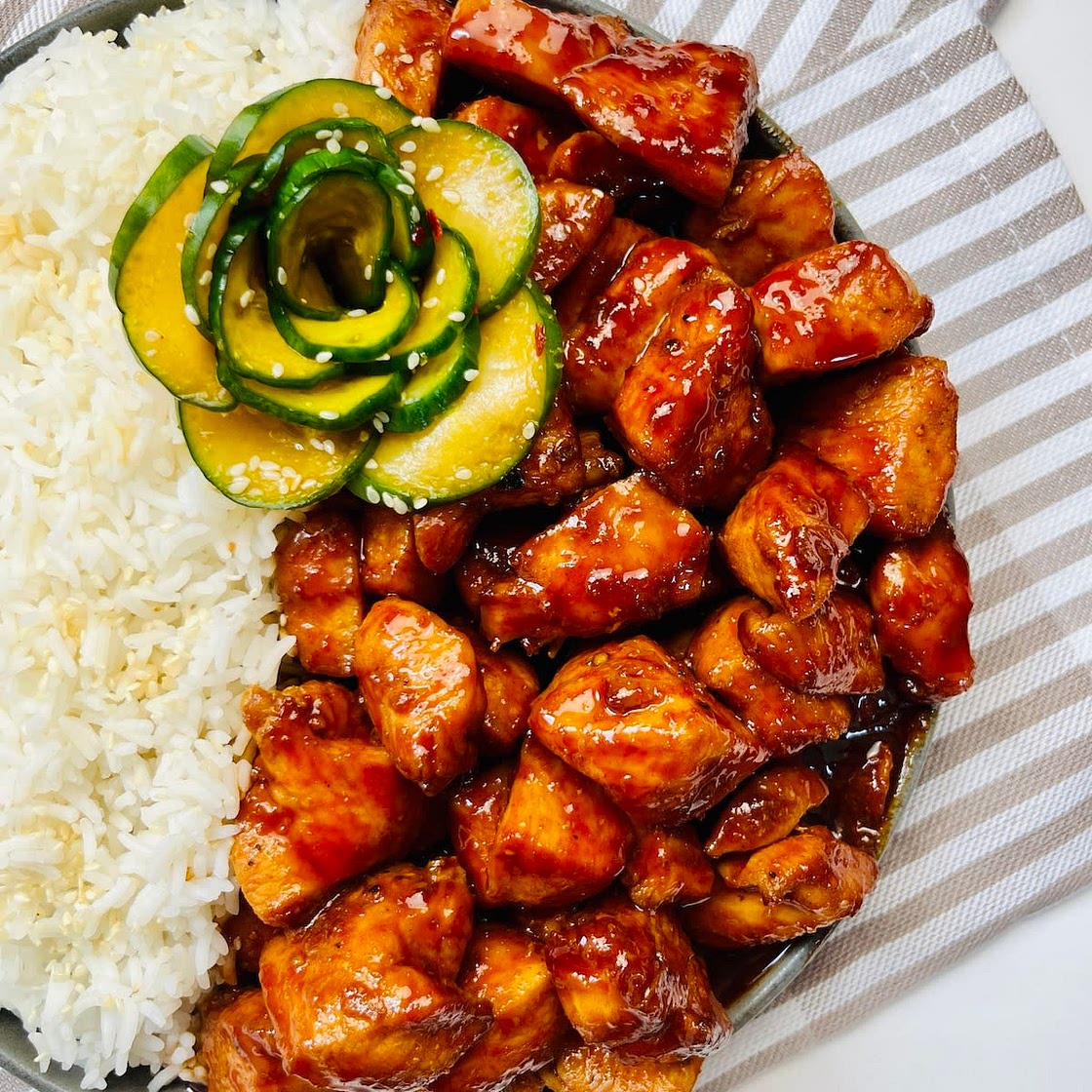 Sweet and Spicy Korean Chicken