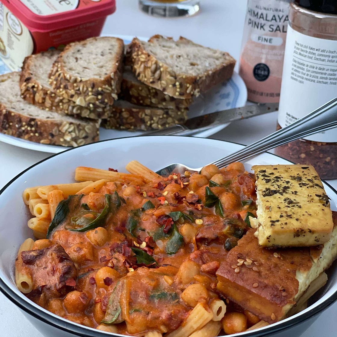 Vegan Tuscan Chickpeas