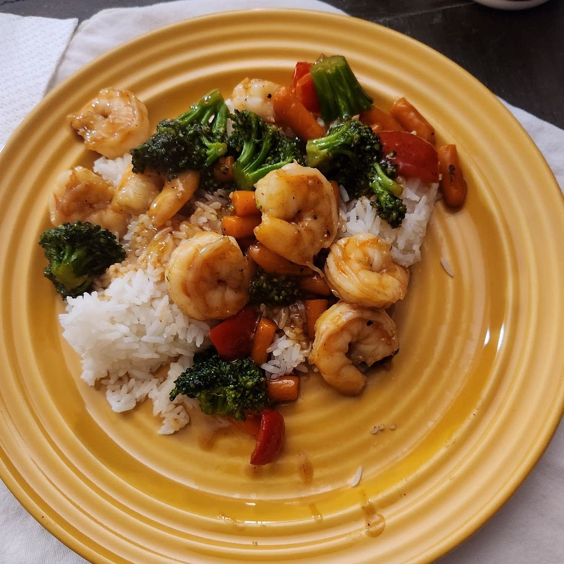 Teriyaki Shrimp Stir Fry