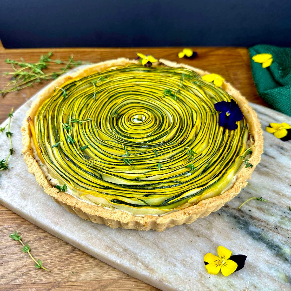 Courgette and Ricotta Tart