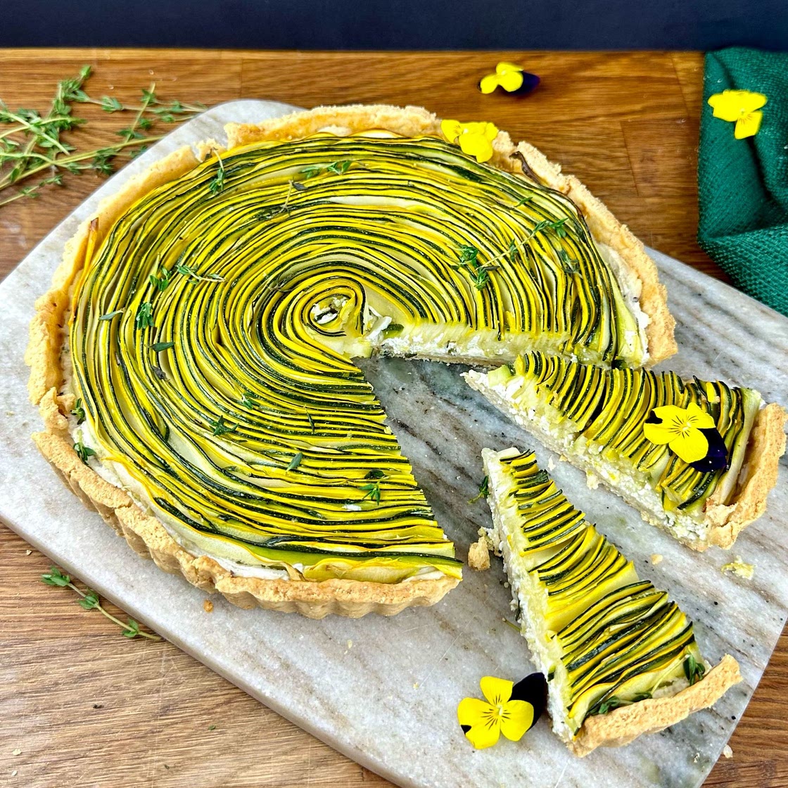 Courgette and Ricotta Tart