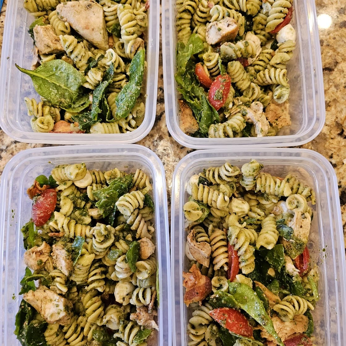 Chicken Pesto Pasta Salad