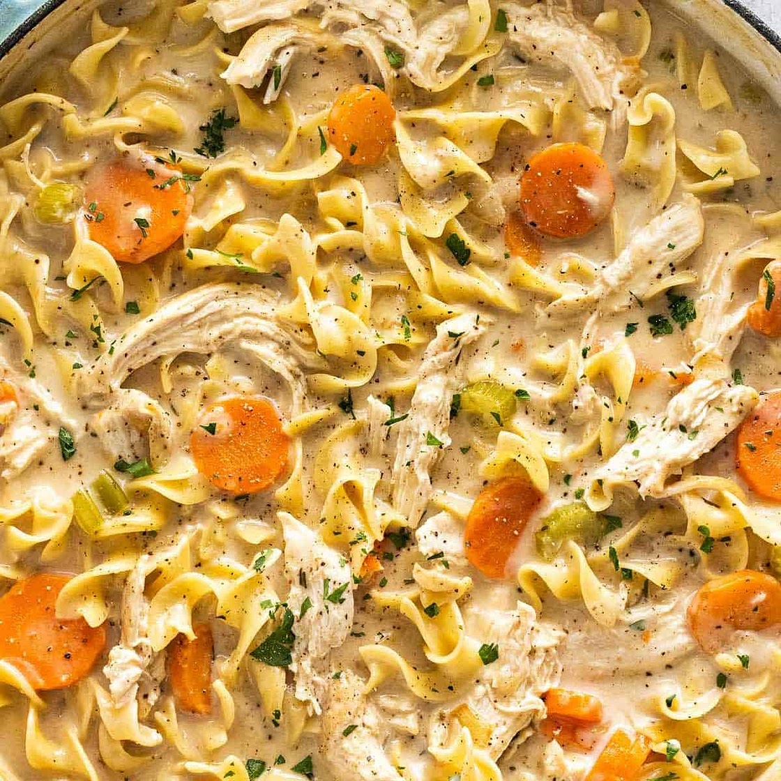 Creamy Chicken Noodle Soup