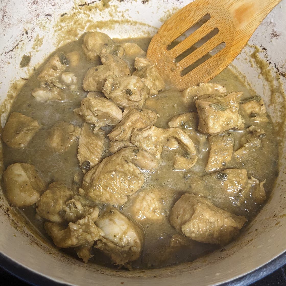 Pollo en chile verde (New Mexican)