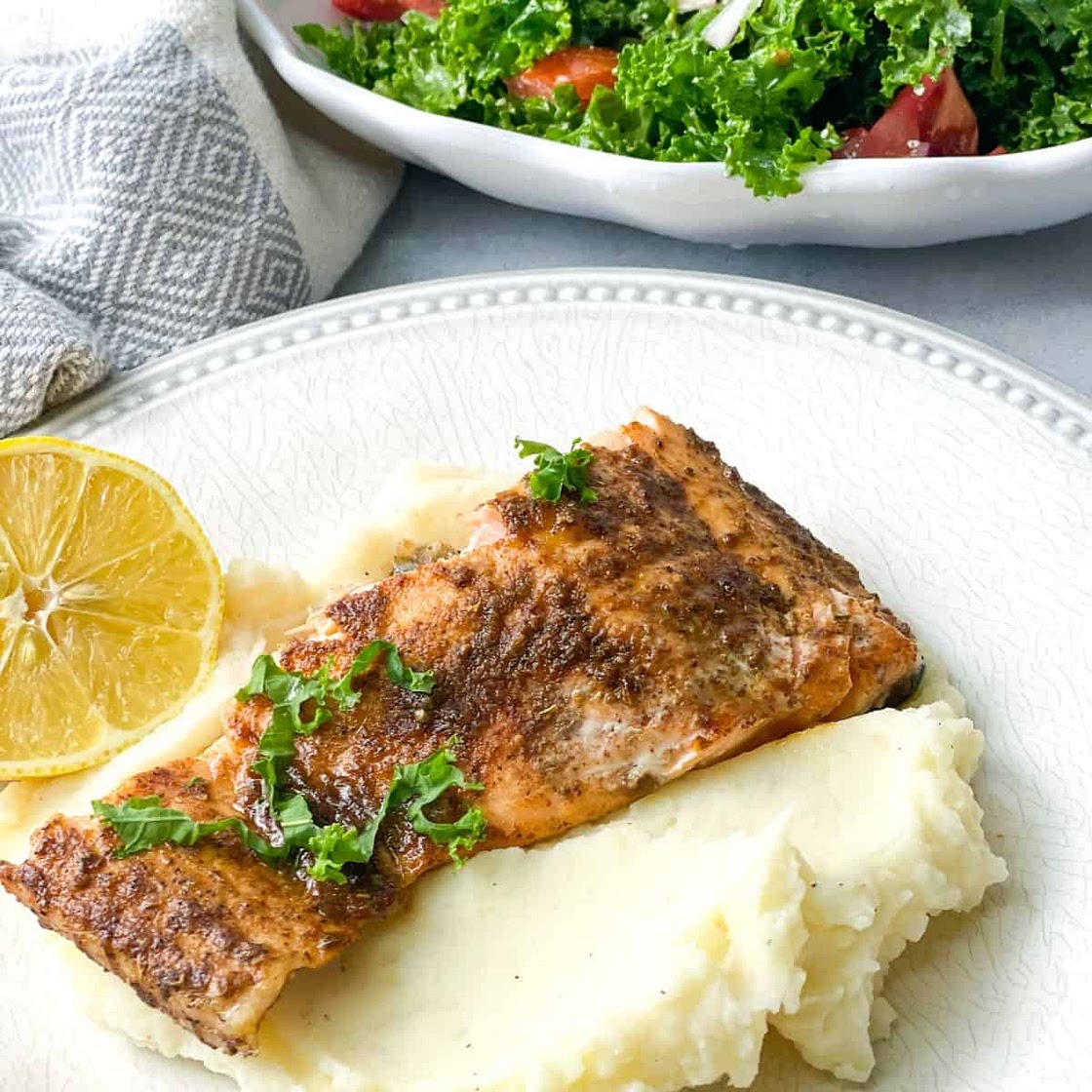 Blackened Baked Salmon