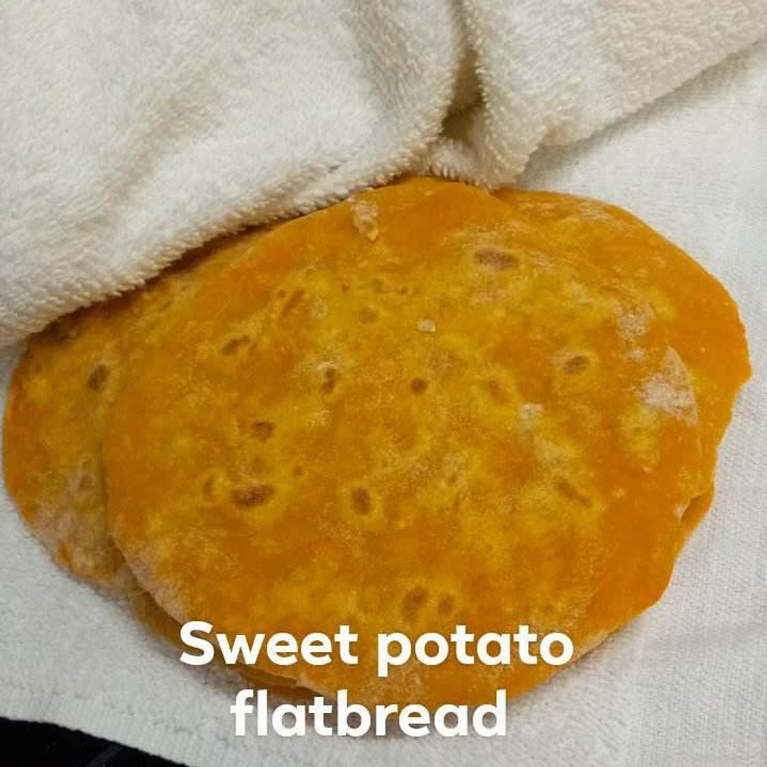 Homemade Sweet Potato Flatbread