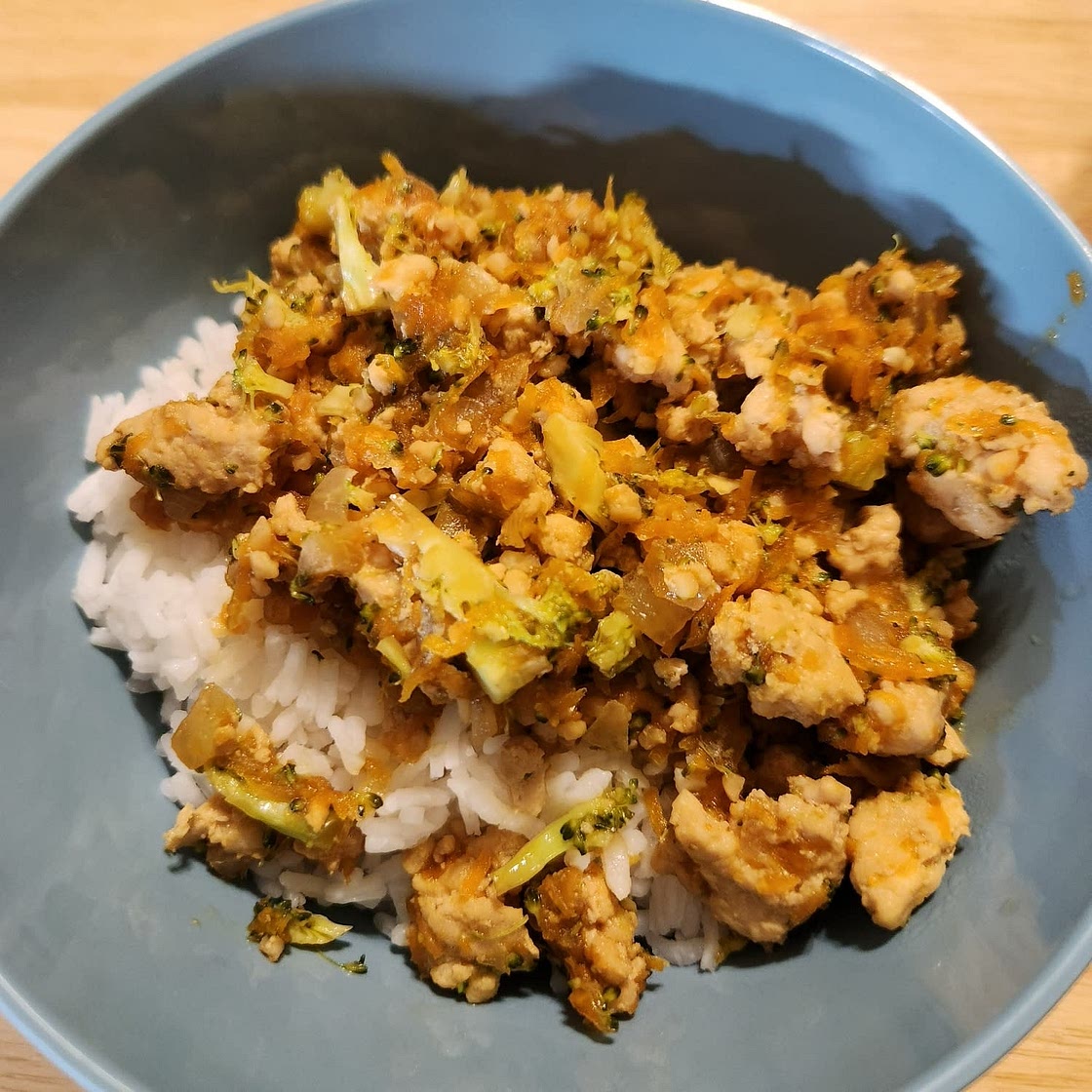 Teriyaki Turkey Rice Bowl