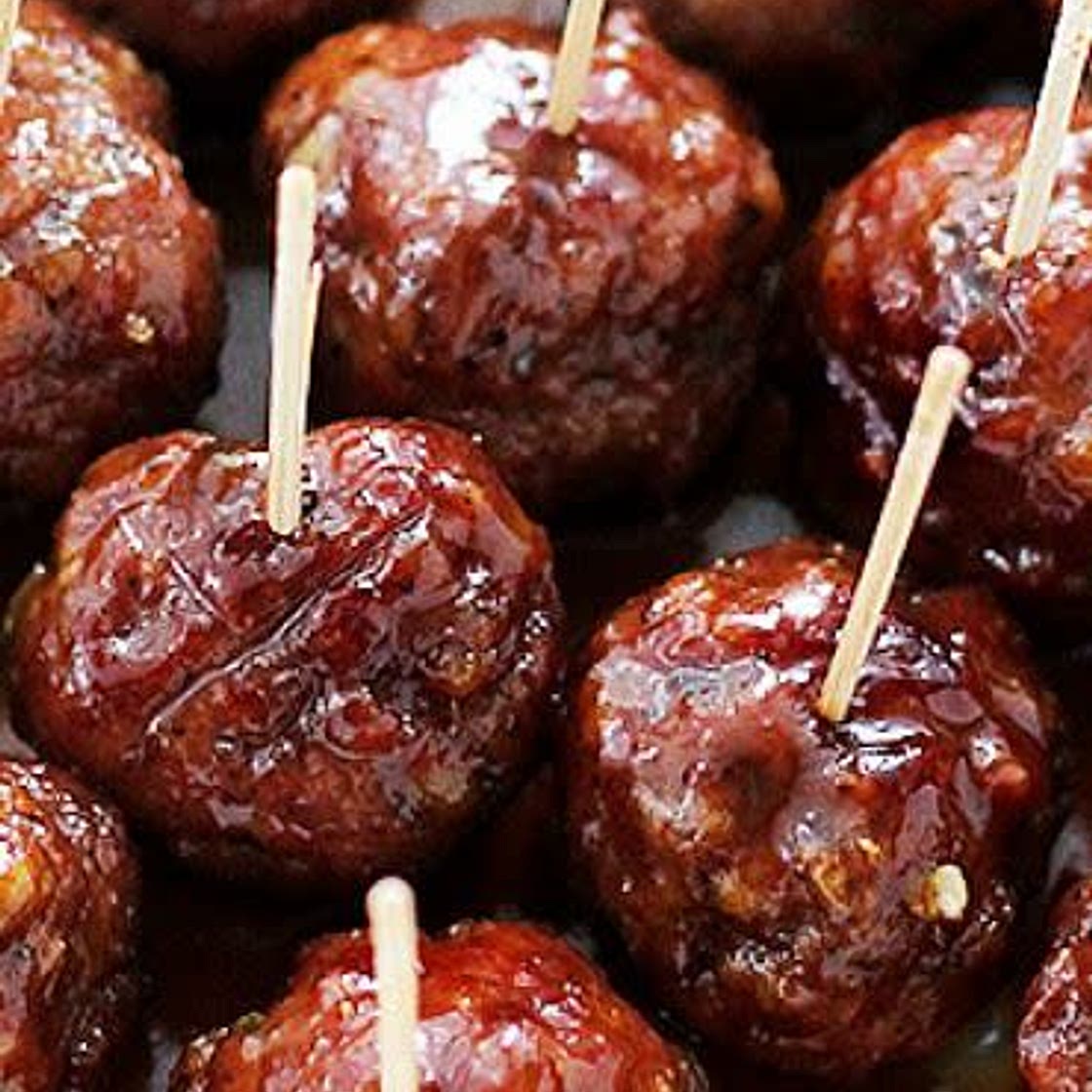 Fan Favorite Glazed Meatballs