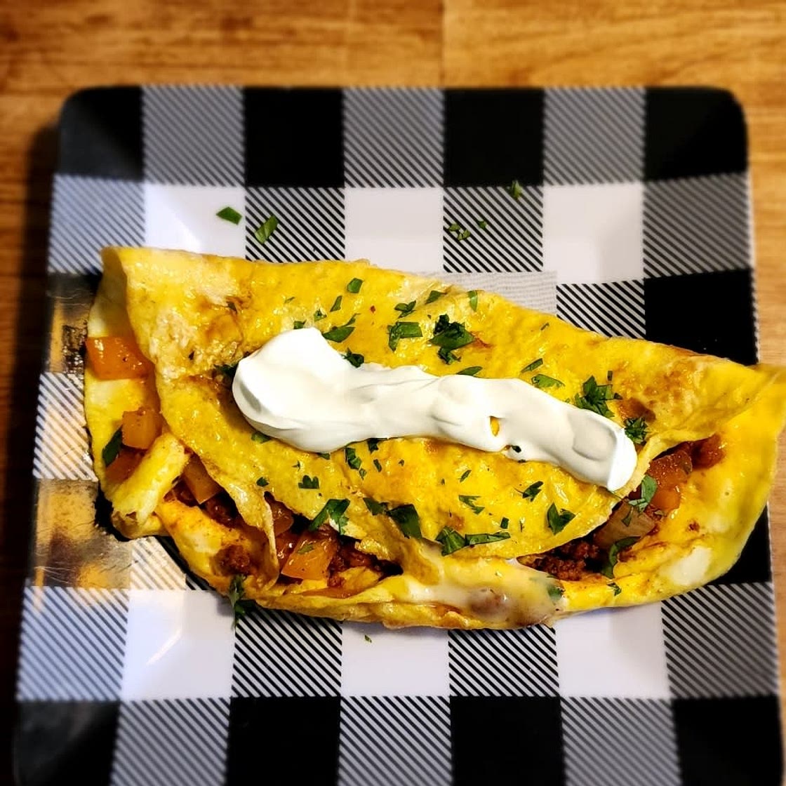 Southwest Chorizo Omelet