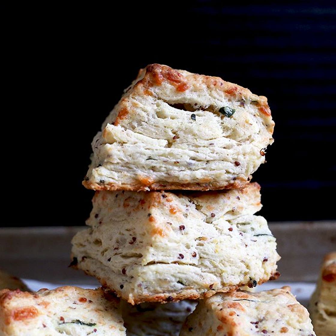 Savory, Secret-Ingredient Mozzarella Biscuits