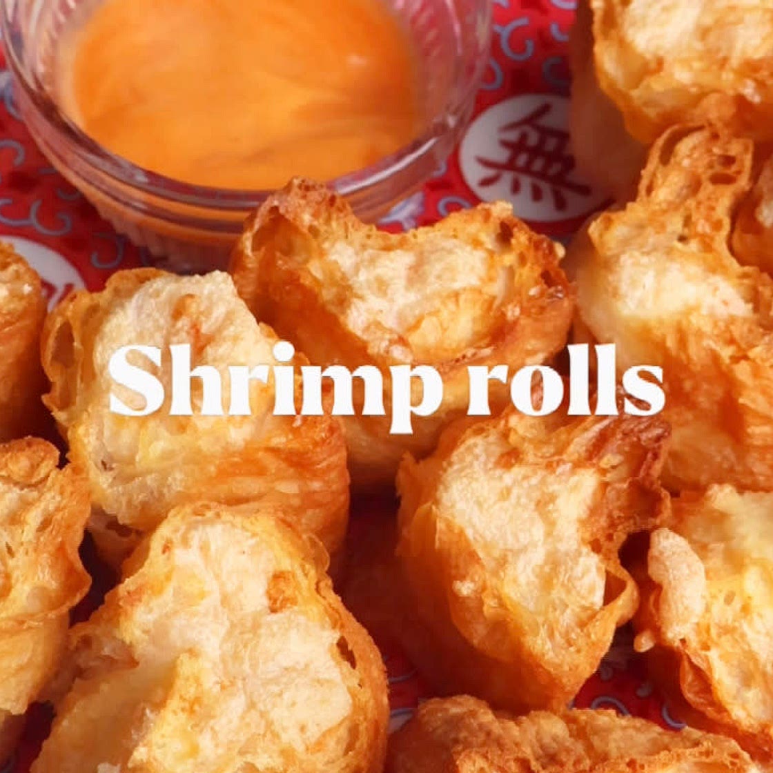 Shrimp rolls🍤