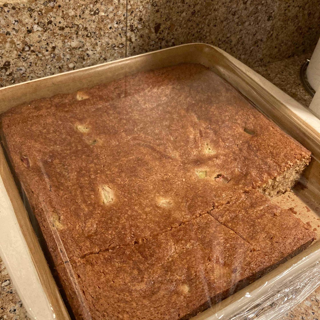 Rhubarb Cake