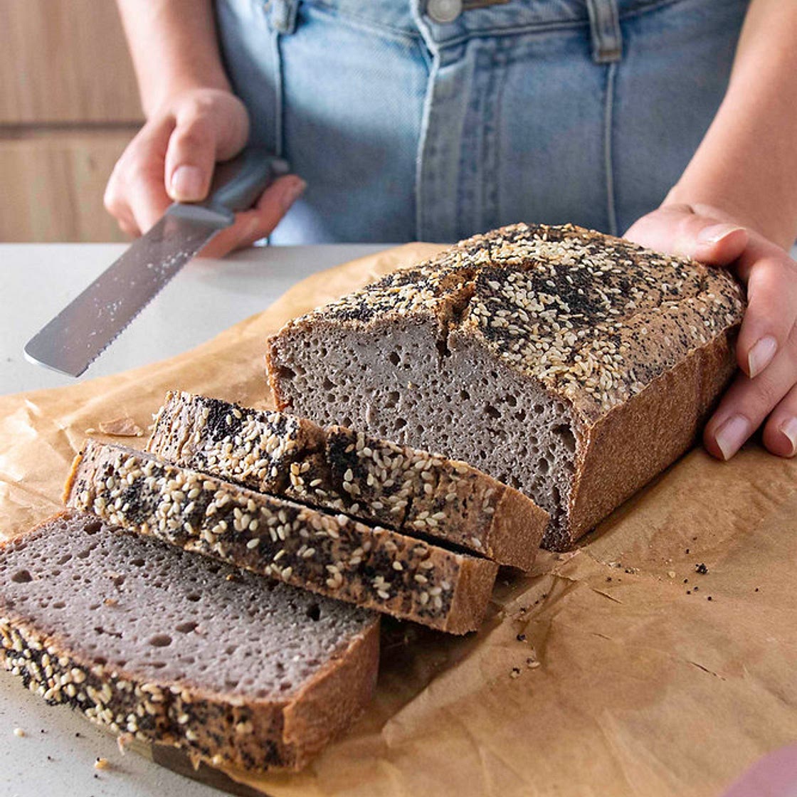 1-INGREDIENT BUCKWHEAT BREAD (NOURISHING & GF)